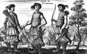 Warriors from the South from an account of a Dutch Embassy to China 1665 by Jacob van Meurs