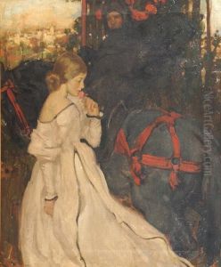 The Knight And Fair Maiden by William Dacre Adams