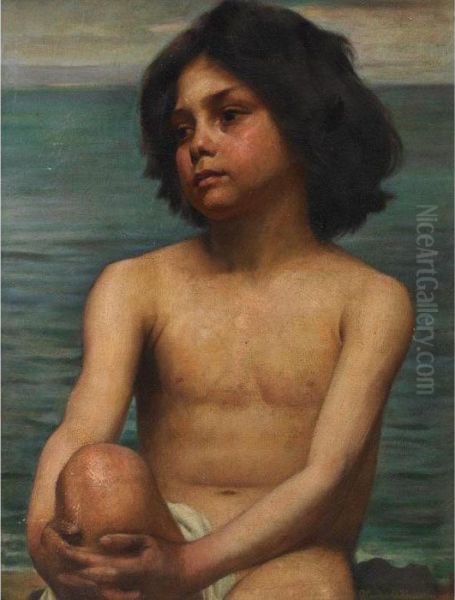 Young Boy By The Sea - view 1