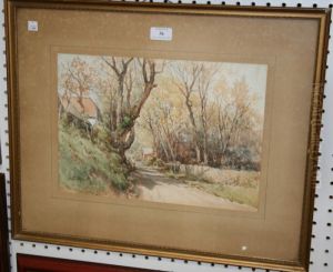 A Sussex Lane by John Wilton Adcock