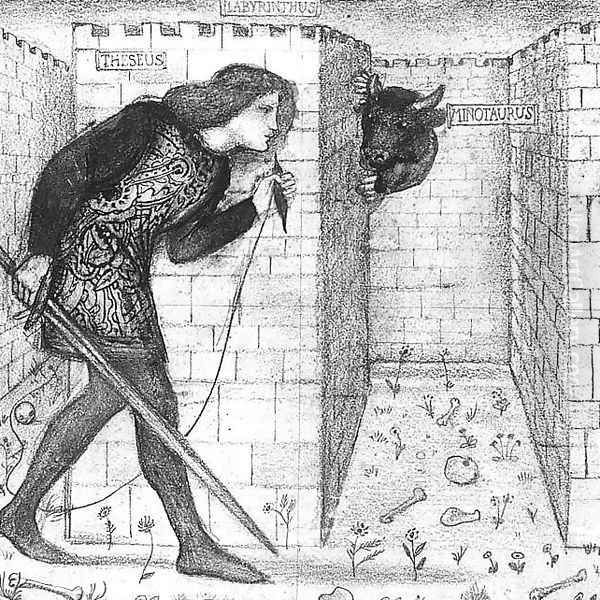 Theseus in the Labyrinth 1862 - view 1