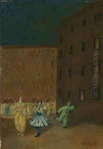Carnevale (piazza Reforma, Lugano) by Fausto Agnelli