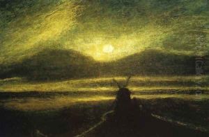 The Old Mill by Moonlight by Albert Pinkham Ryder