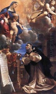 The Virgin Appearing to St Hyacinth 1594 by Lodovico Carracci