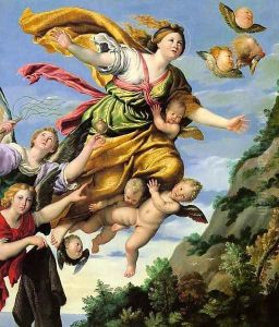 The Assumption of Mary Magdalene into Heaven 1620 by Domenico Zampieri (Domenichino)
