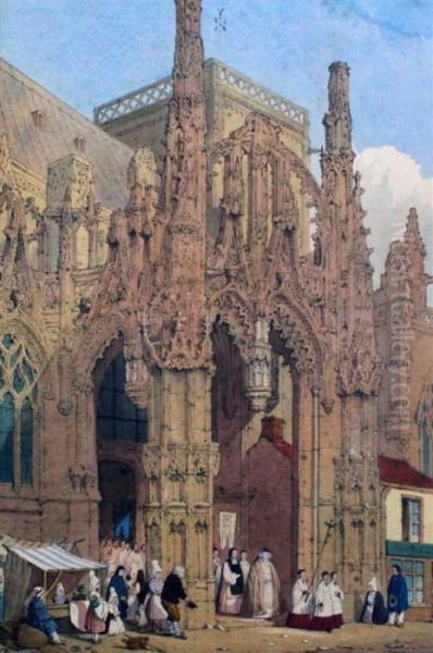 Flemish Cathedral Entrances - view 1