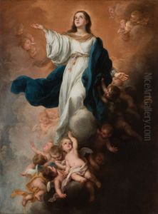 Assumption of the Virgin 1670s by Bartolome Esteban Murillo