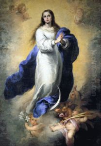 Immaculate Conception 1665-70 by Bartolome Esteban Murillo