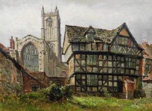 'ludlow Church And The Reader's House' by Oliver Baker