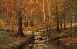 Woodland Brook by William Bliss Baker