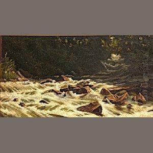 On The Skaneateles Outlet by John Dodgson Barrow