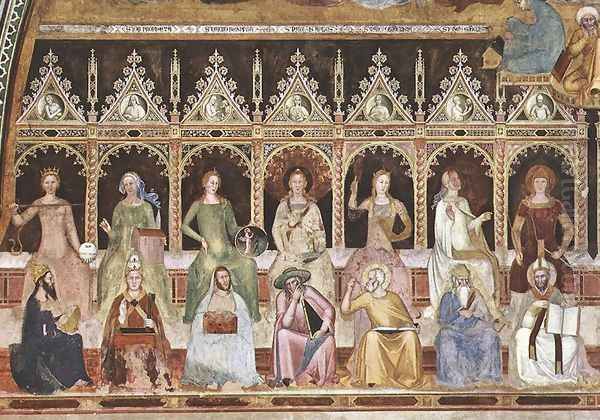 Triumph of St Thomas and Allegory of the Sciences (detail) - view 1