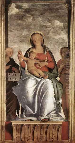Madonna and Child with Two Angels c. 1508 - view 1