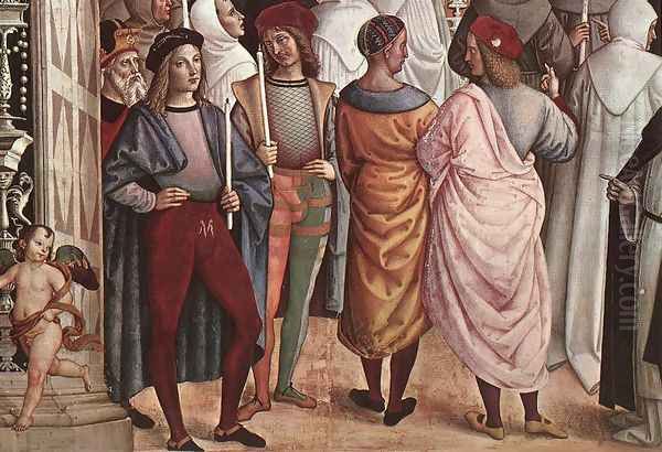 Pope Aeneas Piccolomini Canonizes Catherine of Siena (detail) 1502-08 - view 1