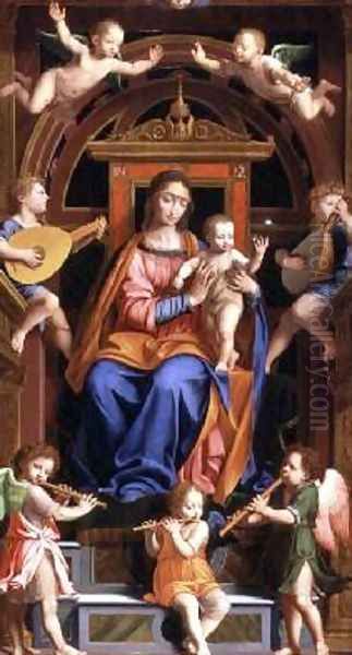 Madonna and Child Enthroned - view 1