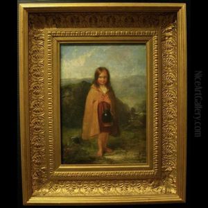 Young Country Girl by John Bell-Smith