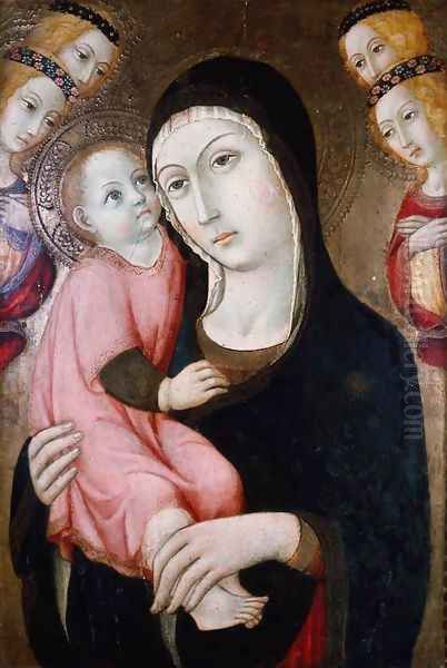 Virgin and Child with Four Angels 1470 - view 1