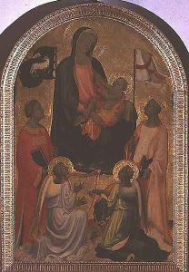 Madonna and Child with St. Stephen and St. Ursula by Giovanni Francesco