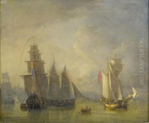 Utsigt Pa Stockholms Strom by Johan Christian Berger