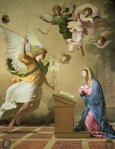 The Annunciation by Eustache Le Sueur