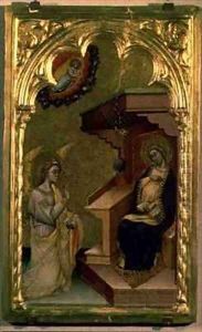 The Annunciation by Simone dei Crocefissi