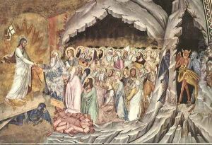 Descent of Christ to Limbo 1365 by Andrea Bonaiuti da Da Firenze