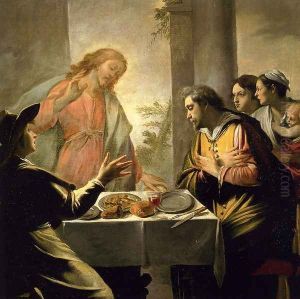 The Supper At Emmaus by Mathieu Le Nain