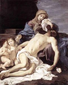 The Pietà (Mary Lamenting the Dead Christ) 1667 by Baciccio II
