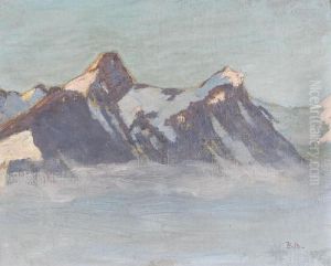Schweizer Berglandschaft by Berthe Bouvier