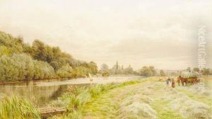 Haymakers Beside The River