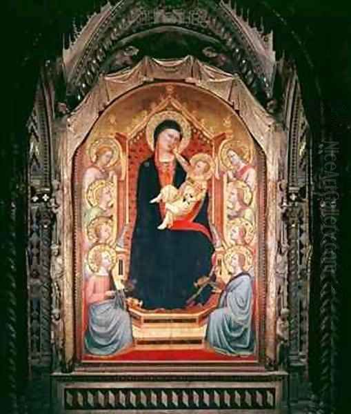 Madonna and Child with Angels by Bernardo Daddi