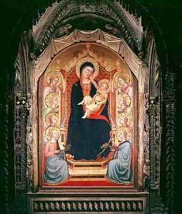Madonna and Child with Angels by Bernardo Daddi