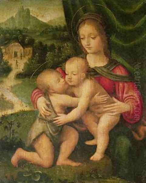 Madonna and Child with St John - view 1