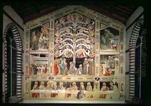The Tree of Life and The Last Supper 2 by Taddeo Gaddi