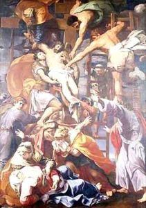 Descent from the Cross by Domenico Zampieri (Domenichino)