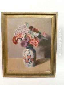 Vase Fleuri by Aristide Capelle