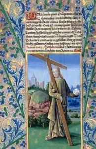 Christ with the Cross and the orb by Jean Colombe
