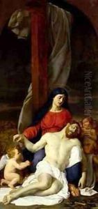 Pieta by Hippolyte (Paul) Delaroche