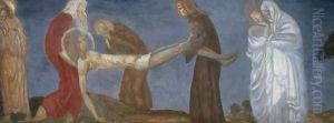 The Entombment by Boris Dmitrievich Grigoriev
