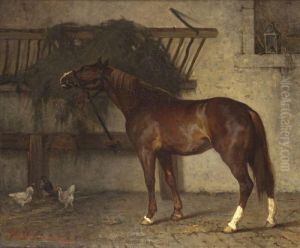 Cheval A L'ecurie by Christophe Cathelinaux
