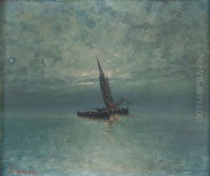 Barche Al Largo by Giovanni Cavalleri