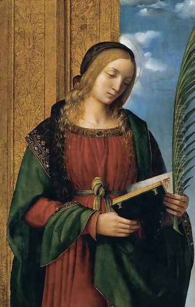 A Female Martyr c. 1510 - view 1