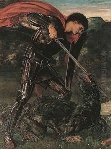Saint George and the Dragon by Sir Edward Coley Burne-Jones