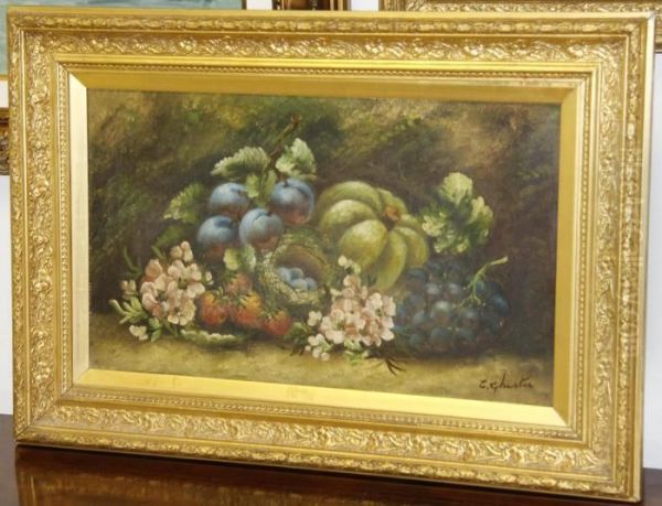 Still Life Of Fruit In A Basket - view 1