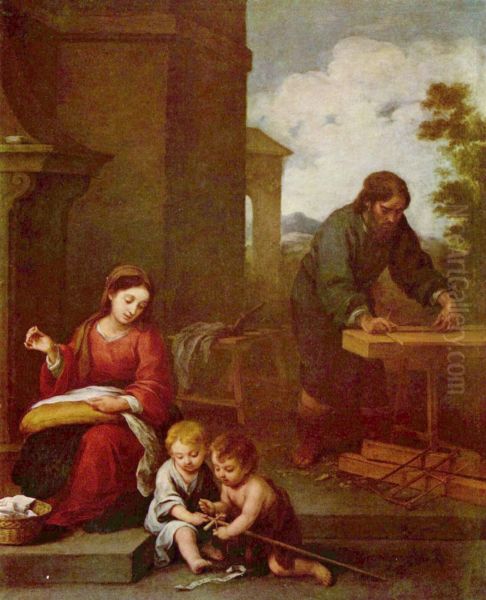 Holy Family with the Infant St John 1655-60 - view 1