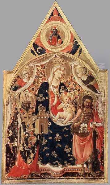 Madonna And Child With Saints 1400-50 - view 1