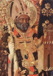 Madonna and Child with Saints (detail) 1400-50