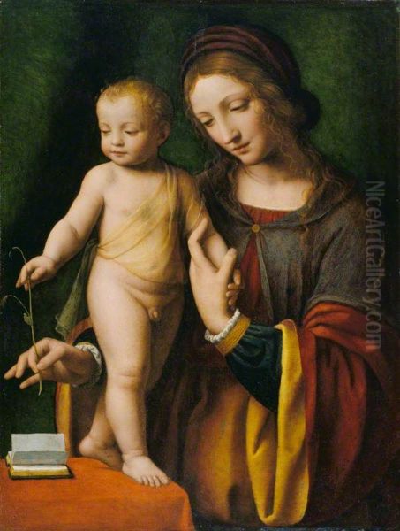The Virgin And Child With A Columbine - view 1