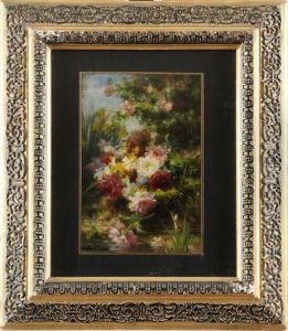 Bouquet De Pivoines by Charles Etienne Corpet