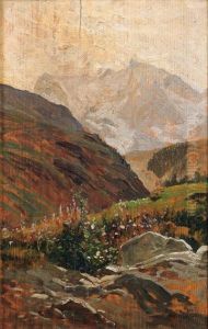 Paesaggio Montano by Giacinto Corsi Di Bognasco